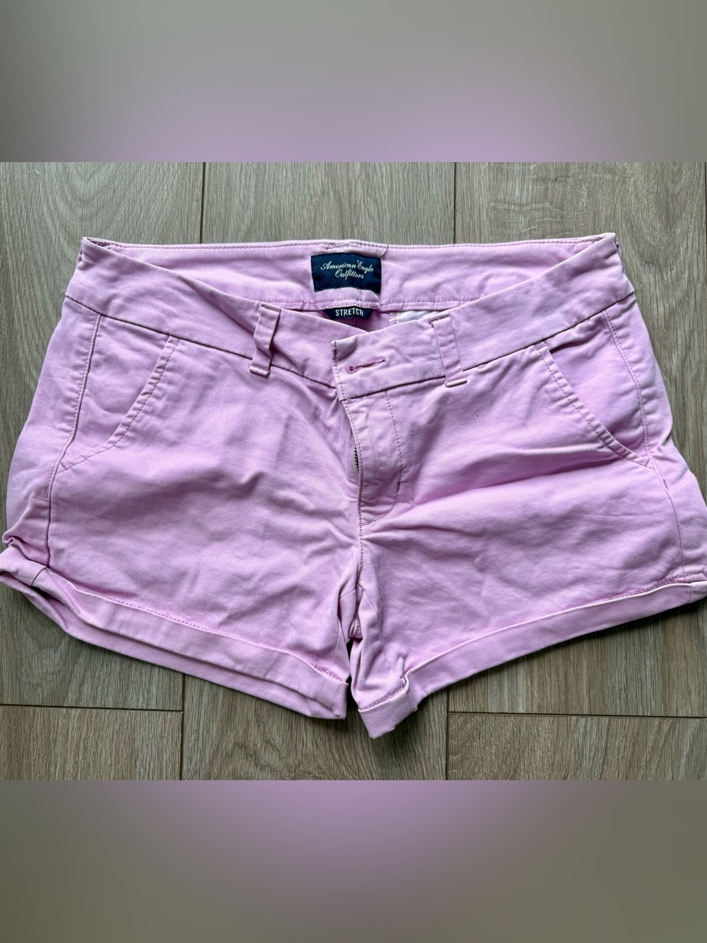 Abercrombie & Fitch Pastel Lilac High Waist Women's Shorts